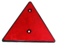 Rechteckiger orangefarbener Reflektor, 90 x 40 mm, selbstklebend/zum Anschrauben-2