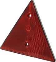 Rechteckiger orangefarbener Reflektor, 90 x 40 mm, selbstklebend/zum Anschrauben