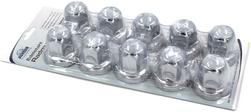 RVS wielmoerdoppen 33mm - hoogte 43mm - 10 stuks - Aluminium velgen-3
