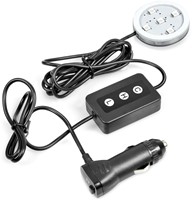 LED lighting base for air consumption car plug-2