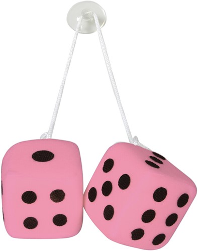 Plush Dice Pink