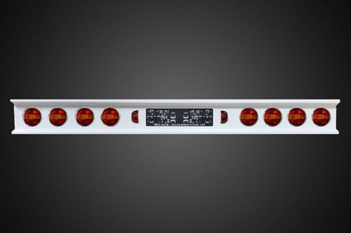 Deense bumper 8 gaats inclusief halogeen lampen - 8x stads-rem-knipperlicht
