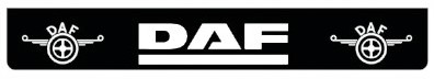 Long Mudflap black DAF white