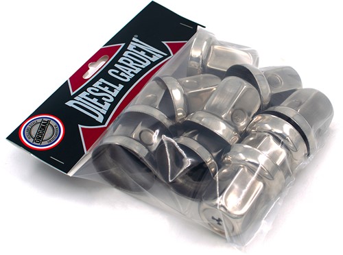 Radmutterkappen aus Edelstahl 32mm - Höhe 51mm - 10 Stück-3