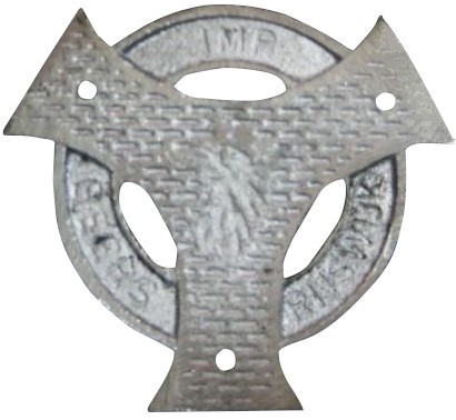 Aluminum emblem IMP Beers Rijkswijk