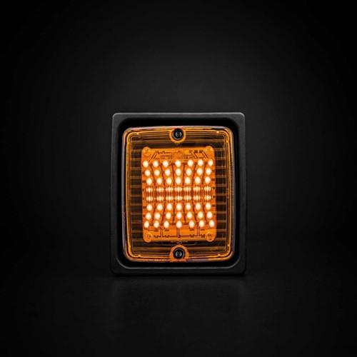 IZE LED richtingaanwijzer met oranje lens
