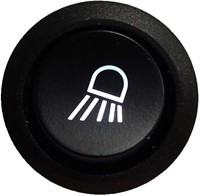 BI-color Switch spot left symbol / logo white 4 pin