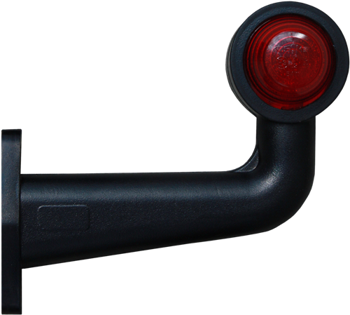 Breedte Lamp haaks Rood / Wit