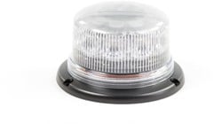 B16 LED flitslamp,3 punt vaste montage-Amber-Clear