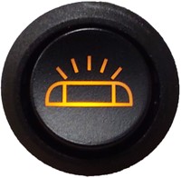 Zweifarbiger Schalter, Blitzleiste, Symbol, Logo, gelb/grün, 4 Pins