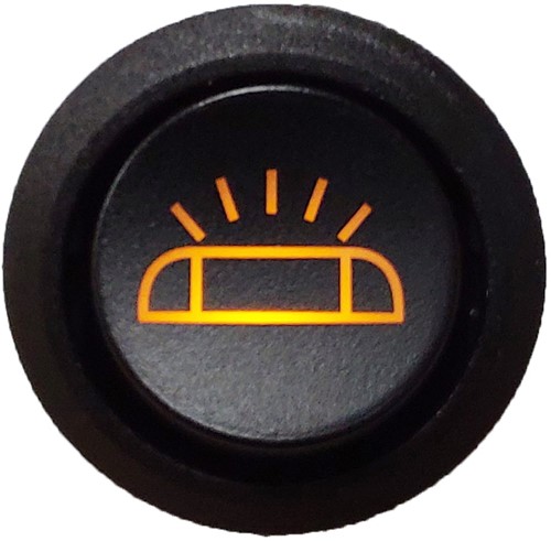 BI-color schakelaar flitsbalk symbool logo geel/groen 4 pins