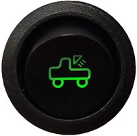 BI-Color Schakelaar Werklamp achter symbool / logo wit 4 pins-2