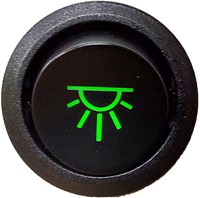 BI-color Schakelaar interieurverlichting symbool / logo wit 4 pin-2