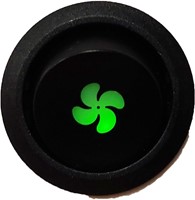 BI-color switch fan symbol / logo orange 4 pins-2