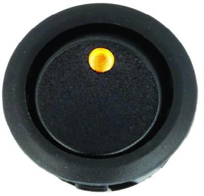 Wip schakelaar met LED indicator GEEL 20A 14 Vdc
