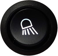 Zweifarbiger Schalter Spot rechts Symbol / Logo weiß 4-polig