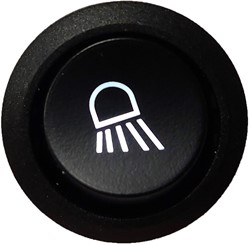 Zweifarbiger Schalter Spot rechts Symbol / Logo weiß 4-polig