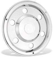 standard Stainless Steel hubcap Rear 17.5" 1 piece
