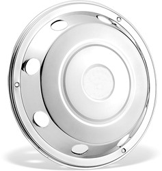 Standard-Edelstahl-Radkap für 17,5 1 Stück