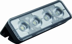 Arbeitsleuchte mit 4 LEDs, 2800 Lumen, R23, 9–36 V, Winkelmontage
