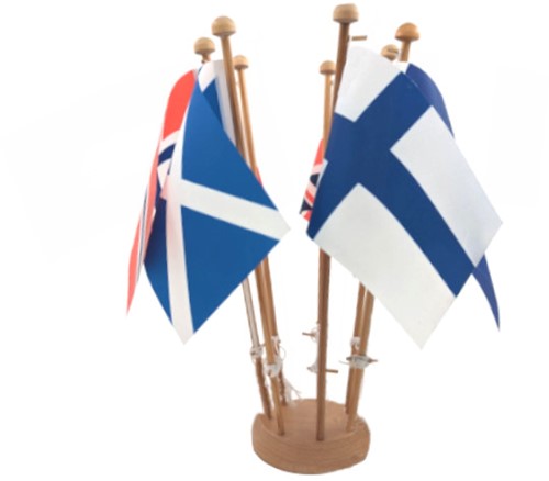 Table flag with 7 mast