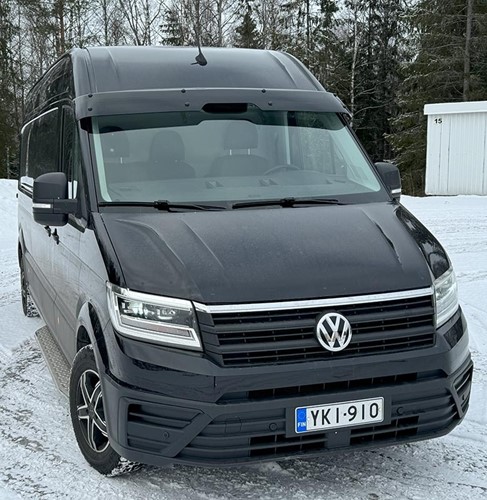 Acryl Zonneklep Volkswagen Crafter / MAN TGE 2025+   Met Sensoruitsparing