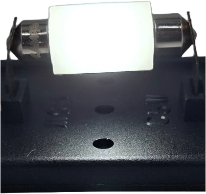 Buislamp SV8.5 LED 2 SMD 9/32V KORT 12X36mm wit-3