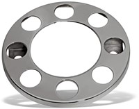 8 Gaats opstapring RVS open 17,5" / 19,5" 1 stuk Stalen Velg