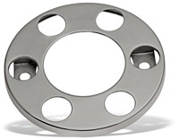 6 gaats Opstapring RVS dicht 17,5" blanco 1 stuk Stalen Velg