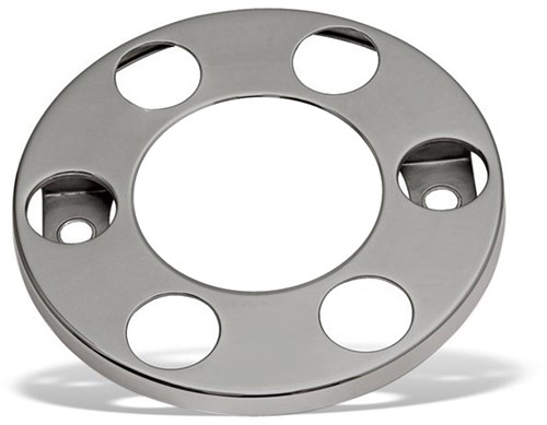 6 gaats Opstapring RVS dicht 17,5" blanco 1 stuk Stalen Velg