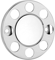 8 Loch Stufenring Edelstahl geschlossen 17,5 / 19,5" blank 1 Stück Stahlfelge"