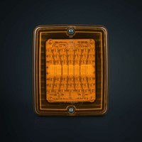 IZE LED richtingaanwijzer met oranje lens-2