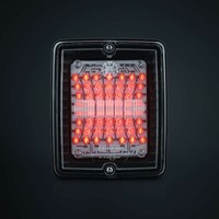 IZE LED brake - rear Light 24 volt clear glass-2