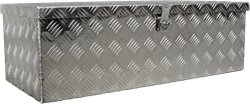 Aluminum checkerplate box - 840x320x245