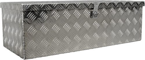 Aluminium traanplaat kist -  850x350x320