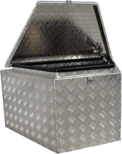 Aluminum checkerplate box - 865/395x485x460-2