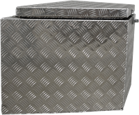 Aluminium-Riffelblechbox - 865/395x485x460-3