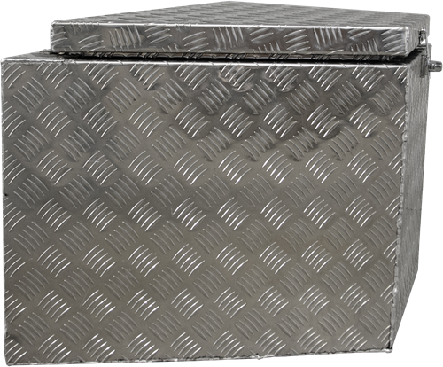 Aluminum checkerplate box - 865/395x485x460-3