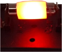 Röhrenlampe SV8.5 LED 2 SMD 9/32V kurz 12x36mm Rot-3