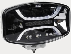 Flutlicht OZZ XO LED weiß oval weiß/bernstein 12-24V