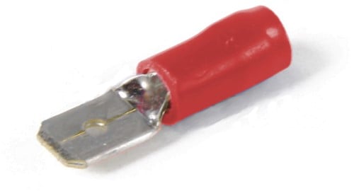 Vlakstekker 6,3 Rood 540
