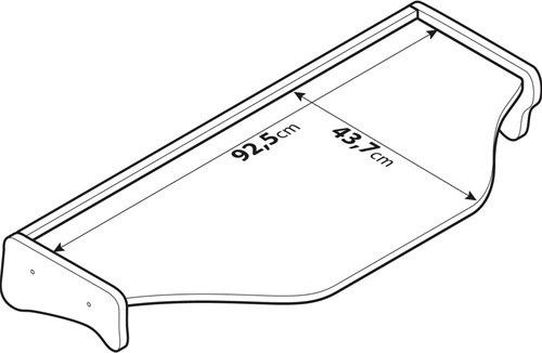 Dashboard midden tafel DAF XF 95 (11/2001 t/m 12/2007)-3