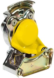 Air Coupling with Yellow Dust Valve - Quick-fit - M16x1.5 mm²