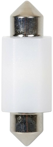 Röhrenlampe SV8.5 LED 2 SMD 9/32V kurz 12x36mm Weiß