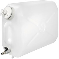 Jerrycan with metal tap and soap dispenser - 25 litres