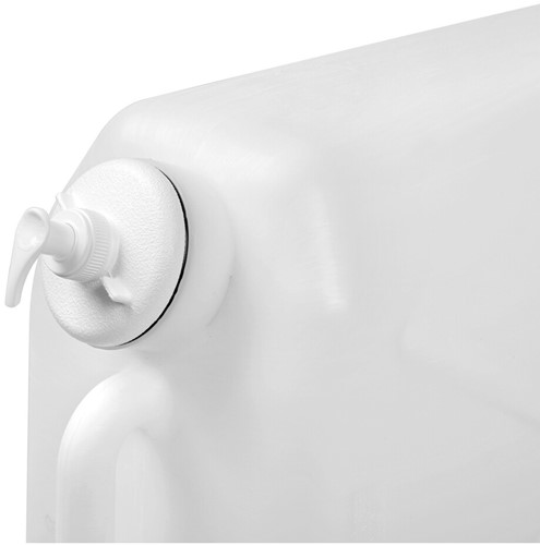 Jerrycan met metalen kraan en zeepdispender - 25 liter-2