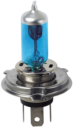 24V blaue Halogenlampe im Xenon-Look H4 70/75W