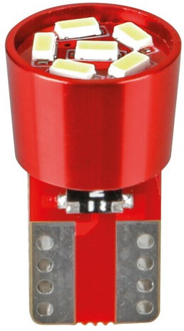 T10 6 SMD W,1x9,5d  LED 24/30V Rood