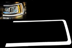 Edelstahl-Scheinwerferprofil Scania Next Generation S/R-Serie