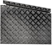 Aluminum checkerplate box - 1250x630x530-3